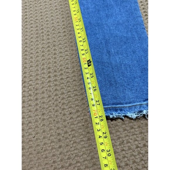 Good American Good Legs High Rise Straight Jeans Size 20 Light Wash Style GL873T - Picture 7 of 8